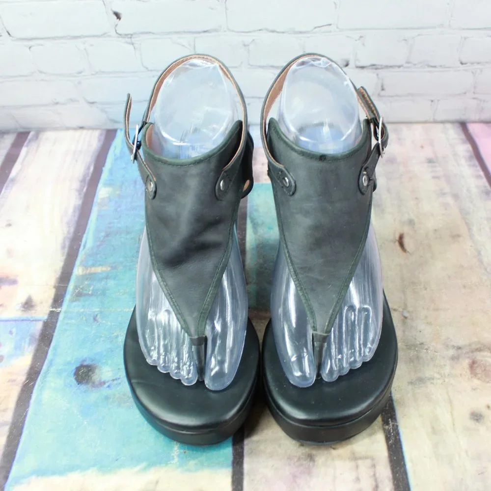 JEFFREY CAMPBELL T Thong High Heel Sandals 8.5 B - Picture 5 of 9